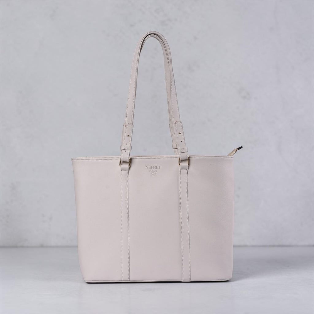 Beige Smooth Tote