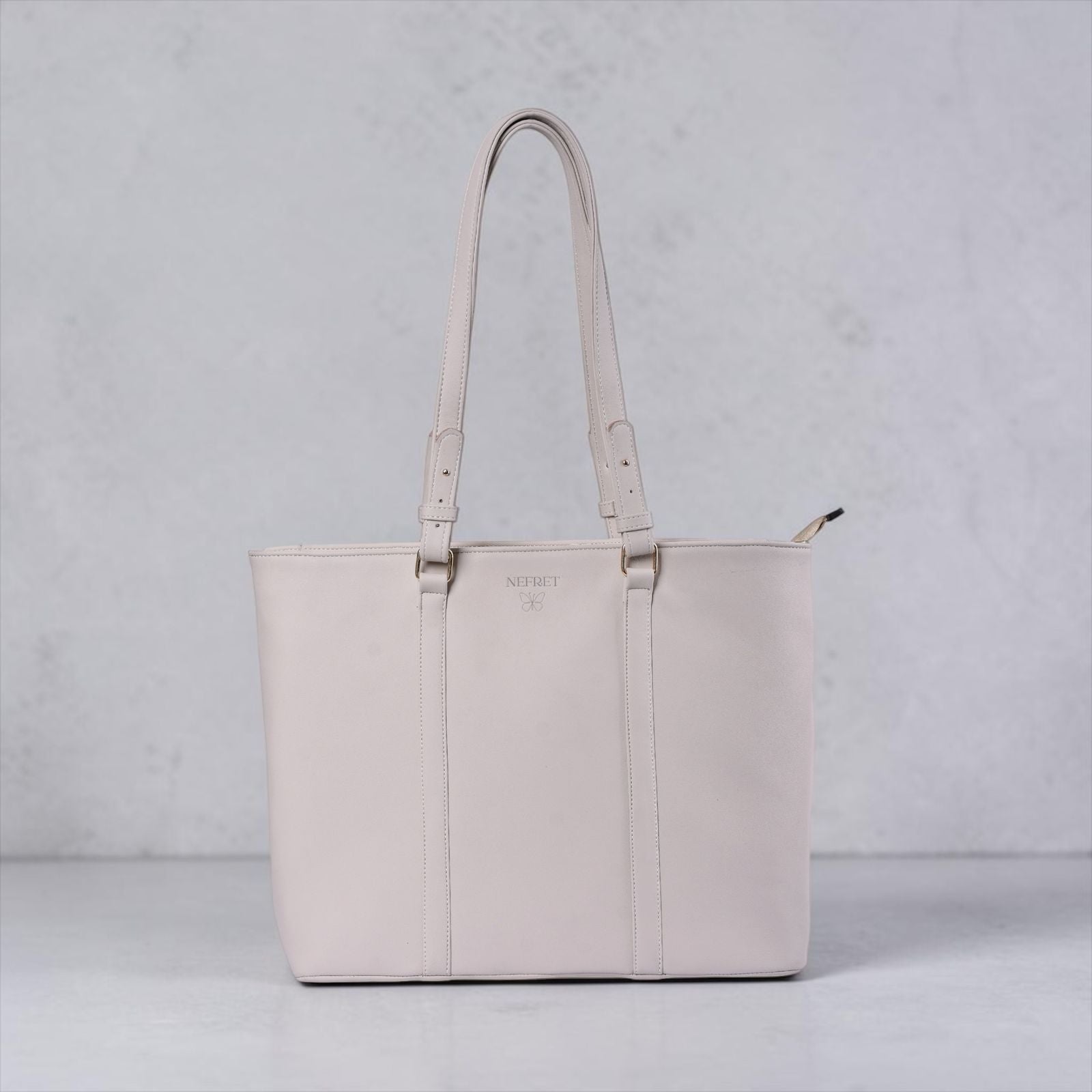 Beige Smooth Tote