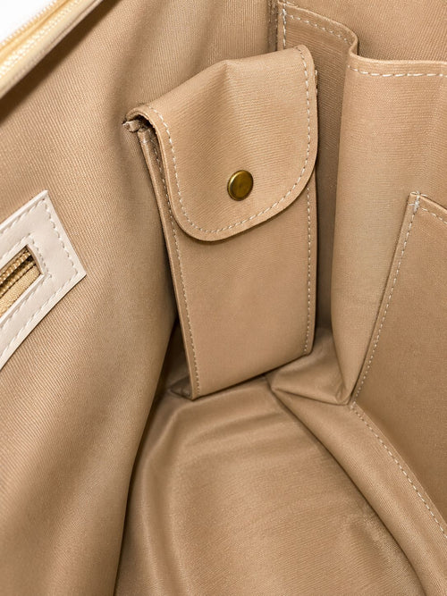 Beige Smooth Tote