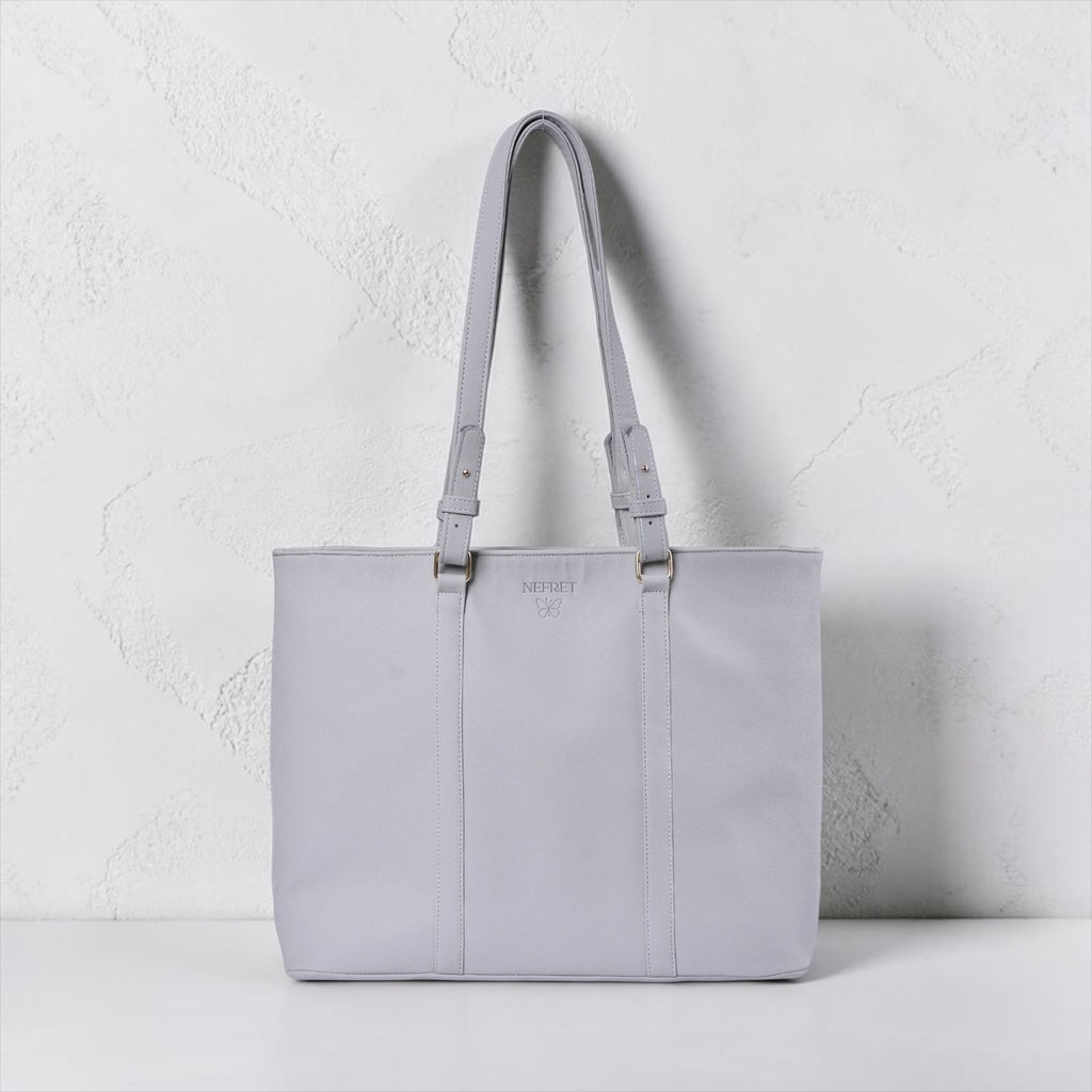 Grey Smooth Tote